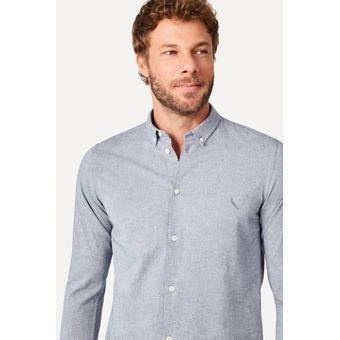 Camisa Ml Pf Oxford Color - Reserva