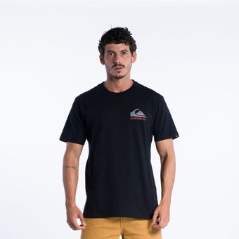 Camiseta Quiksilver Manga Curta Omni Logo