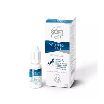 Colírio Lubrificante Oftálmico Vetfresh Plus Soft Care - 10ml