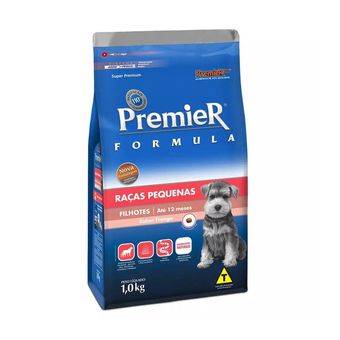 Ração Premier Fórmula Para Cães Filhotes De Raças Pequenas Sabor Frango - 1kg