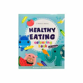 Livro De Colorir "Healthy Eating" Multicolorido Marcus & Marcus