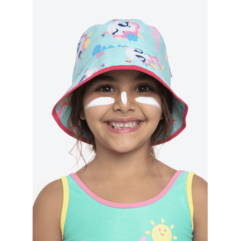 Chapéu Bucket Menina Unicórnio Aloha - Puket