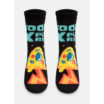 Meia Soquete Pansocks Kids Ef Preto - Puket