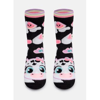 Meia Soquete Pansocks Kids Ef Preto - Puket