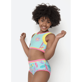 Biquíni Menina Teen Unicórnio Aloha - Puket