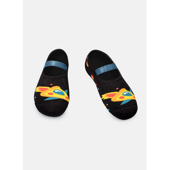 Meia Sapatilha Boneca Teen Ef Preto - Puket