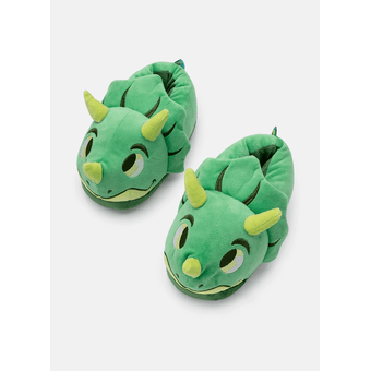 Pantufa Pelucia Kids Dino Trio Verde - Puket