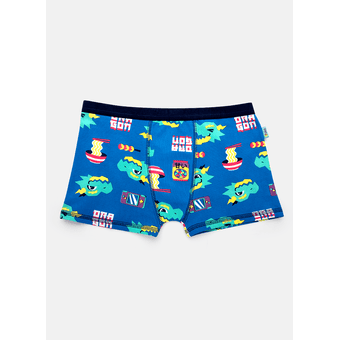 Cueca Boxer Teen Dragao Street Azul - Puket