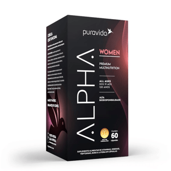 Multivitaminico Pura Vida Alpha Women 60 Cápsulas