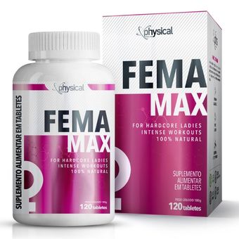 Vitaminas e Minerais Physical Pharma Fema Max 120 Tabletes