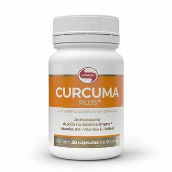 Curcuma Vitafor Plus 500mg 30 Cápsulas