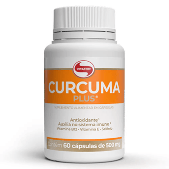 Curcuma Vitafor Plus 500mg 60 Cápsulas