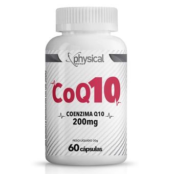 Enzimas Physical Pharma Coq10 Coenzima 200mg 60 Cápsulas