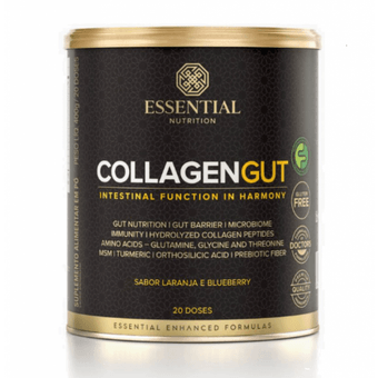 Colágeno Essential Nutrition Collagen Gut Laranja e Blueberry 400g