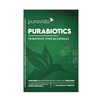 Probióticos Pura Vida Purabiotics 30 Cápsulas