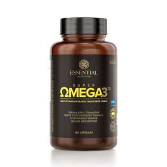 Super Ômega 3 Essential Nutrition 180 Cápsulas