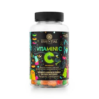 Vitamini C Gummy Essential Nutrition 60 Gomas 180g