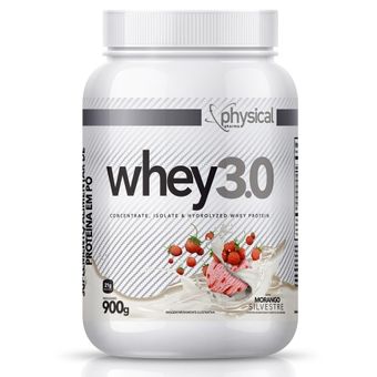 Whey 3.0 Physical Pharma Morango Silvestre 900g