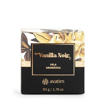 Vela Aromática Vanilla Noir 50g - Avatim